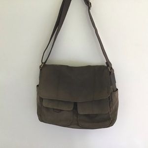 Fossil Brown/olive green Laptop Bag